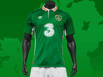 Ireland's Euro 2016 jersey...